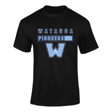 Watauga Pioneers Mascot #7 Men's SS T-Shirt