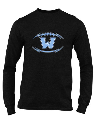 Watauga Pioneers Football #3 Men's Premium LS T-Shirt