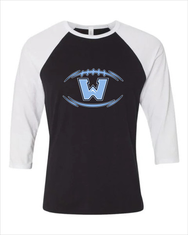 Watauga Pioneers Football #3 Men's Baseball T-Shirt