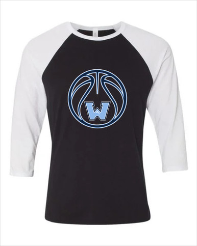 Watauga Pioneers Basketball #2 Women's Baseball T-Shirt