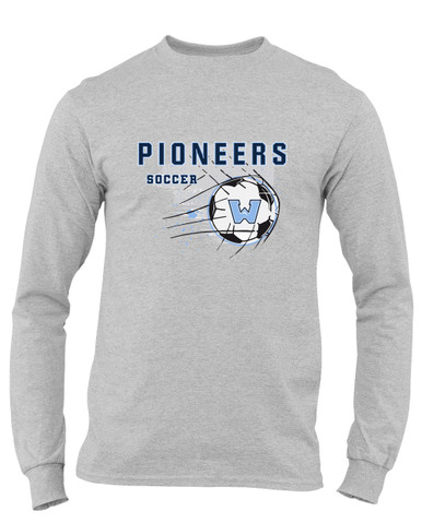 Watauga Pioneers Soccer #2 Men's Premium LS T-Shirt