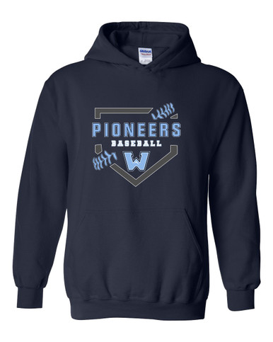 Watauga Pioneers Baseball #2 Men's Hoodie