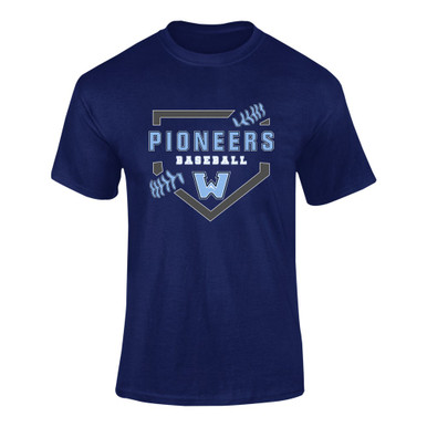 Watauga Pioneers Baseball #2 Men's SS T-Shirt
