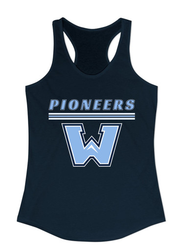 Watauga Pioneers Mascot #8 Women's Tank Top