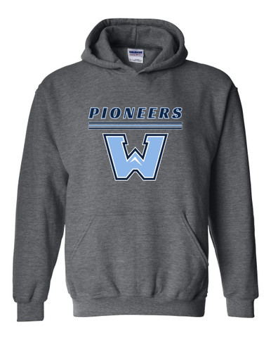 Watauga Pioneers Mascot #8 Men's Hoodie