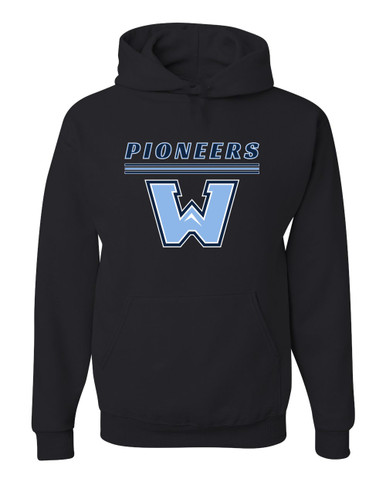 Watauga Pioneers Mascot #8 Men's Premium Hoodie