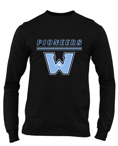 Watauga Pioneers Mascot #8 Men's Premium LS T-Shirt