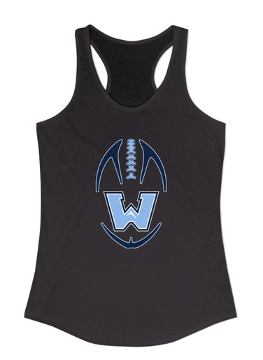 Watauga Pioneers Football #4 Women's Tank Top