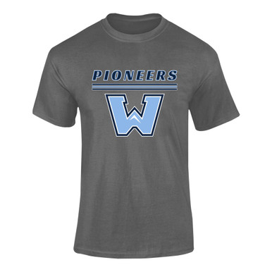 Watauga Pioneers Mascot #8 Men's SS T-Shirt