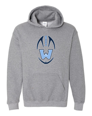 Watauga Pioneers Football #4 Men's Hoodie
