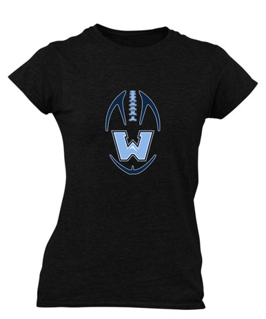 Watauga Pioneers Football #4 Women's SS T-Shirt