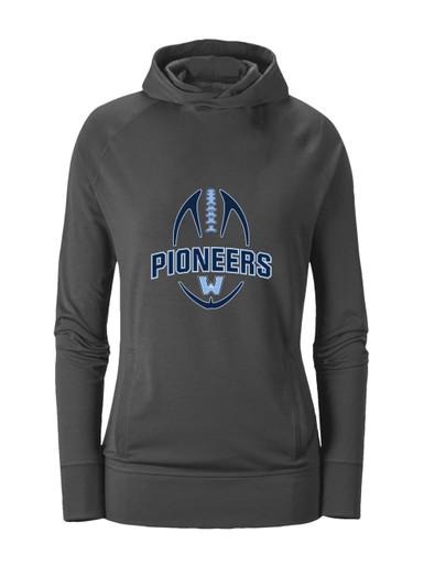 Watauga Pioneers Football #5 Women's Hoodie