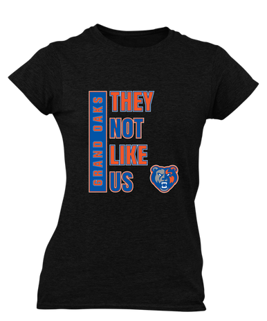 Grand Oaks Grizzlies They Not Like Us #1 Women's Premium SS T-Shirt