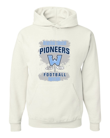 Watauga Pioneers Football #6 Men's Premium Hoodie