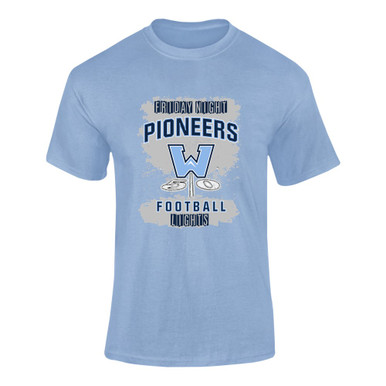 Watauga Pioneers Football #6 Men's SS T-Shirt