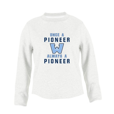 Watauga Pioneers Once A Women's Sweatshirt