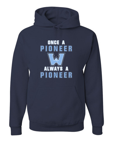 Watauga Pioneers Once A Men's Premium Hoodie