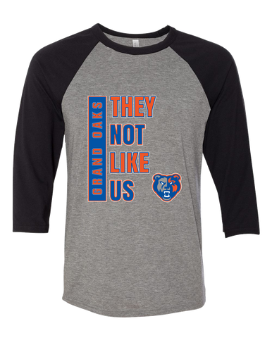 Grand Oaks Grizzlies They Not Like Us #1 Men's Baseball T-Shirt