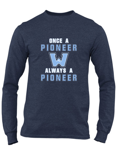 Watauga Pioneers Once A Men's Premium LS T-Shirt