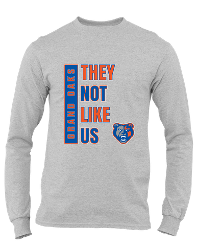 Grand Oaks Grizzlies They Not Like Us #1 Men's Premium LS T-Shirt