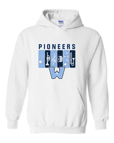 Watauga Pioneers Band # 2 Men's Hoodie