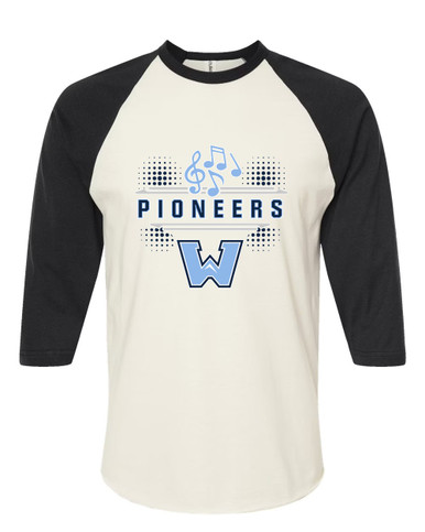Watauga Pioneers Band # 3 Women's Baseball T-Shirt