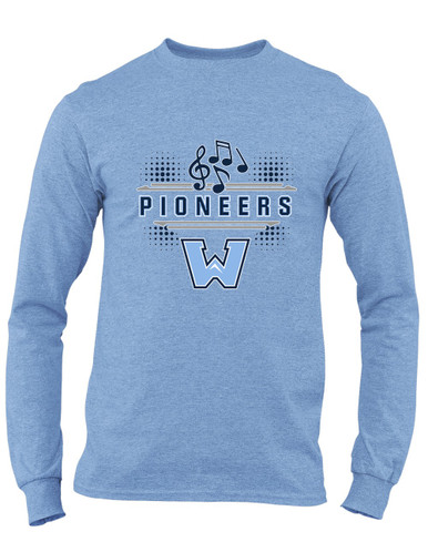 Watauga Pioneers Band # 3 Men's LS T-Shirt