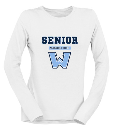 Watauga Pioneers Senior #2 Women's LS T-Shirt
