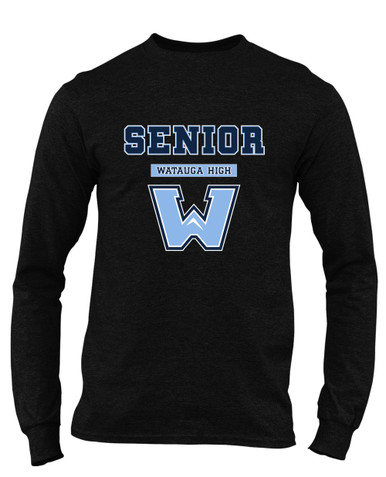 Watauga Pioneers Senior #2 Men's Premium LS T-Shirt