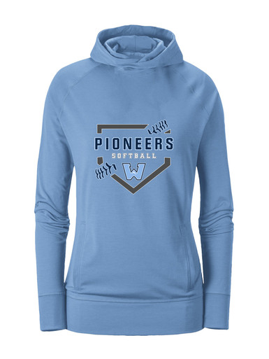 Watauga Pioneers Softball #2 Women's Hoodie
