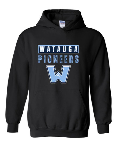 Watauga Pioneers Mascot #9 Men's Hoodie