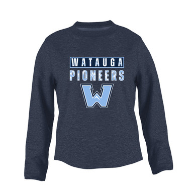 Watauga Pioneers Mascot #9 Women's Sweatshirt