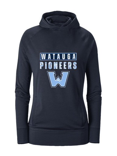 Watauga Pioneers Mascot #9 Women's Hoodie
