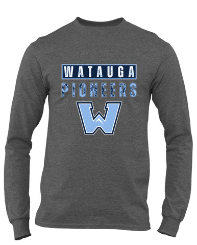 Watauga Pioneers Mascot #9 Men's Premium LS T-Shirt