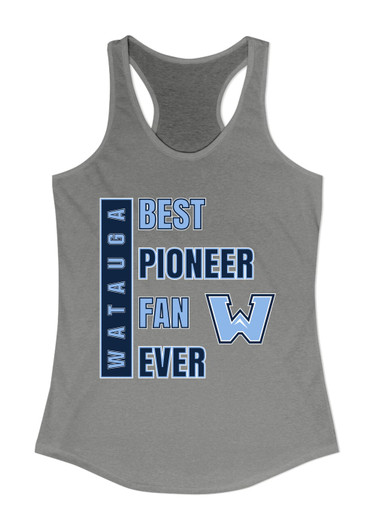 Watauga Pioneers Best Pioneer Fan Women's Tank Top