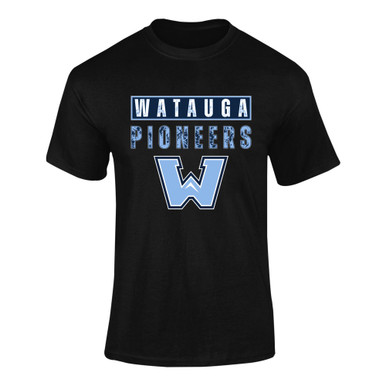 Watauga Pioneers Mascot #9 Men's SS T-Shirt