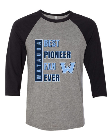 Watauga Pioneers Best Pioneer Fan Women's Baseball T-Shirt