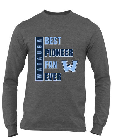 Watauga Pioneers Best Pioneer Fan Men's LS T-Shirt