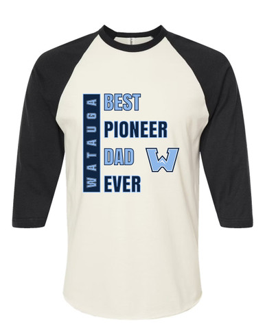 Watauga Pioneers Best Pioneer Dad Men's Baseball T-Shirt