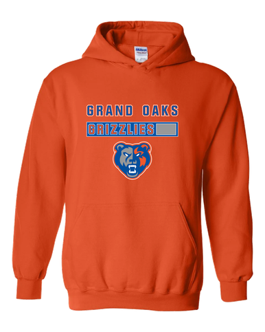 Grand Oaks Grizzlies Mascot #7 Men's Hoodie