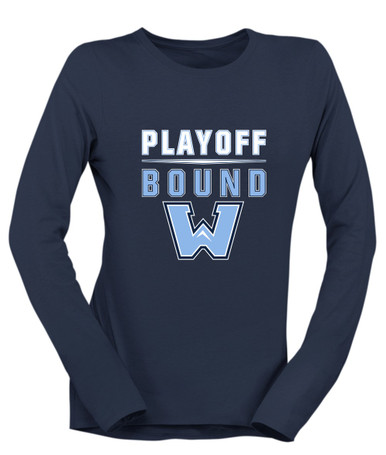 Watauga Pioneers Playoff Bound Women's Premium LS T-Shirt