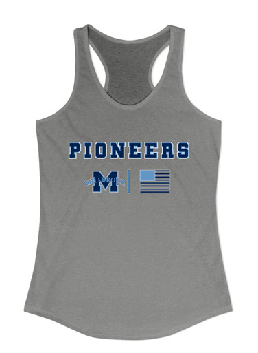 Millbrook Pioneers Team Colors Flag Women's Tank Top