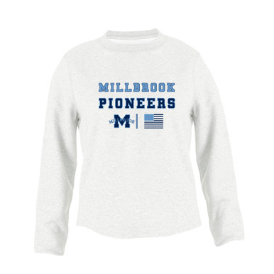 Millbrook Pioneers Spirit Flag Women's Sweatshirt