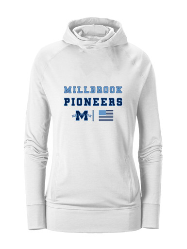 Millbrook Pioneers Spirit Flag Women's Hoodie