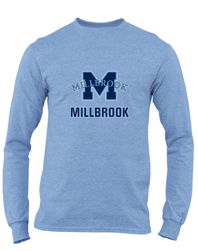 Millbrook Pioneers Mascot #2 Men's LS T-Shirt