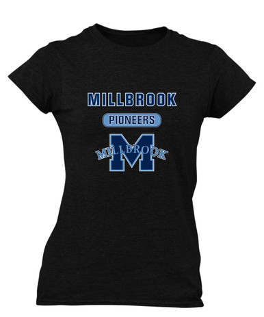 Millbrook Pioneers Mascot #3 Women's Premium SS T-Shirt