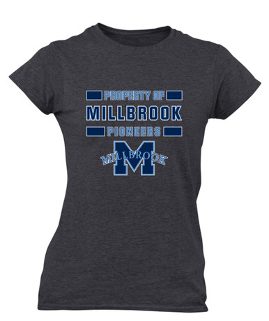 Millbrook Pioneers Property Of Women's SS T-Shirt