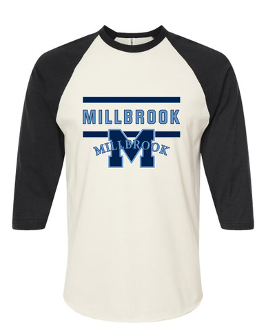 Millbrook Pioneers Mascot #4 Women's Baseball T-Shirt