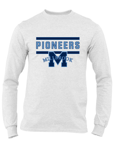 Millbrook Pioneers Mascot #5 Men's Premium LS T-Shirt