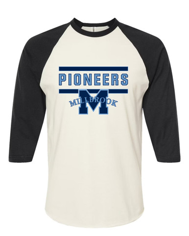 Millbrook Pioneers Mascot #5 Men's Baseball T-Shirt